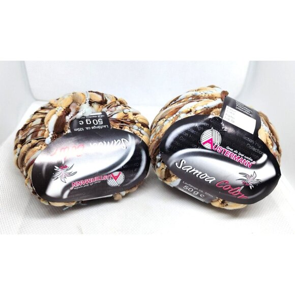 Austermann Samoa Color Yarn Lot 2583 Farbe 0102 – Soft Multicolor Blend for Knit - Picture 2 of 16